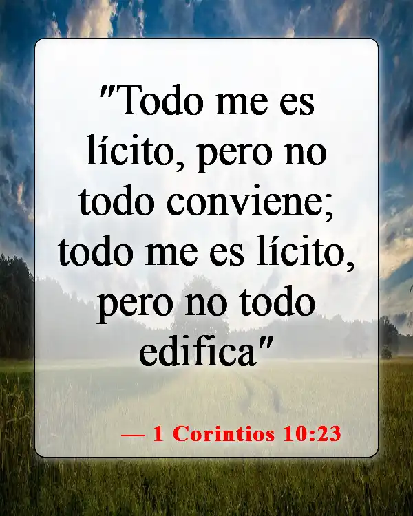 Versículos de la Biblia sobre la Libertad en Cristo (1 Corintios 10:23)