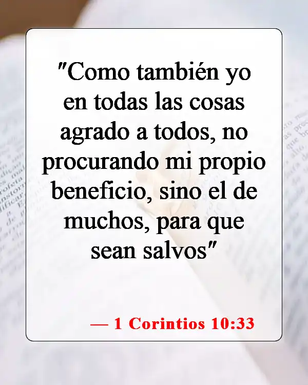 Versículos de la Biblia sobre la cobertura de la cabeza (1 Corintios 10:33)