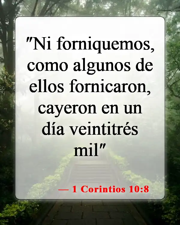 Versículos de la Biblia sobre el adulterio (1 Corintios 10:8)