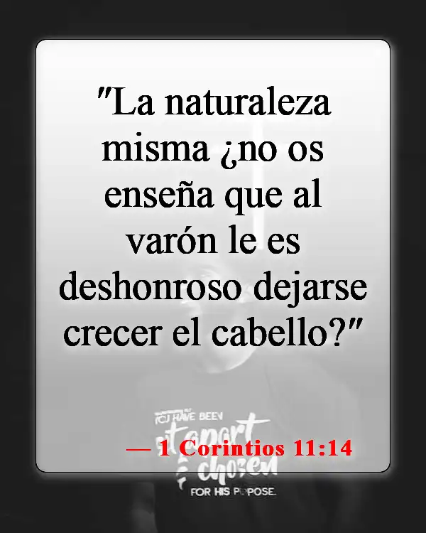 Versículos de la Biblia sobre la cobertura de la cabeza (1 Corintios 11:14)