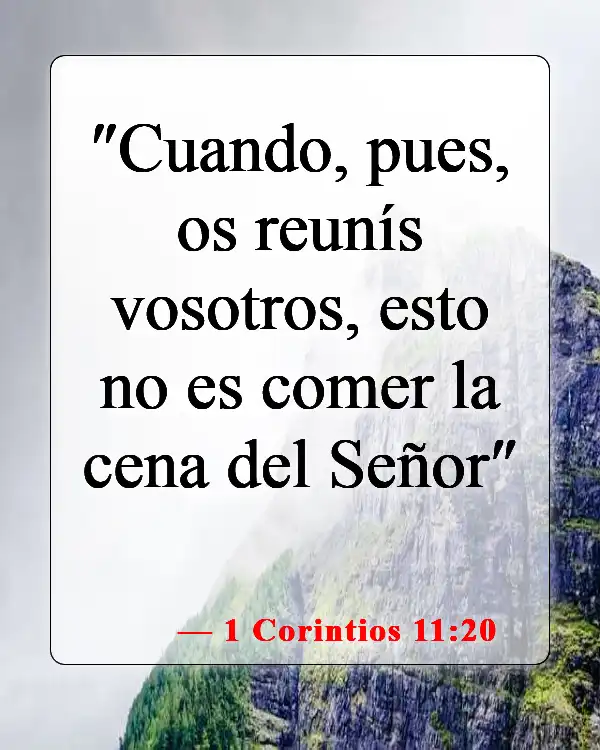 Versículos de la Biblia sobre la cobertura de la cabeza (1 Corintios 11:20)