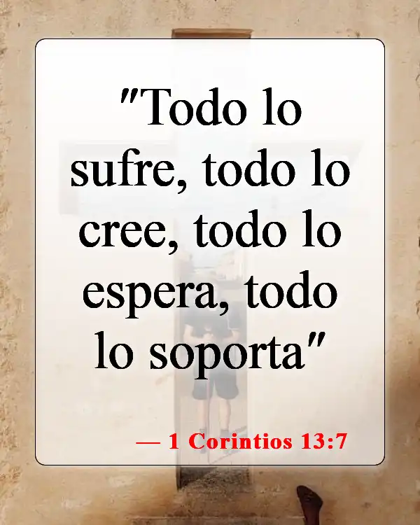 Versículos bíblicos sobre Jesús como amigo (1 Corintios 13:7)
