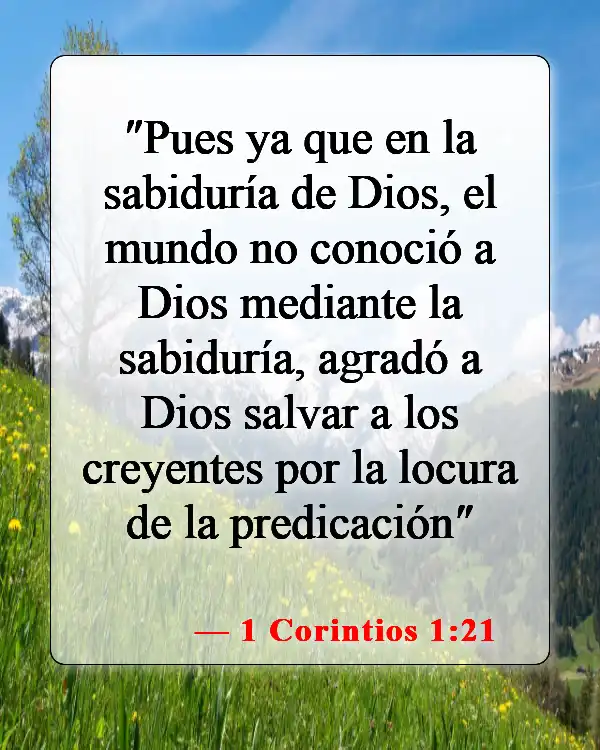 Versículos de la Biblia sobre creer en Cristo (1 Corintios 1:21)