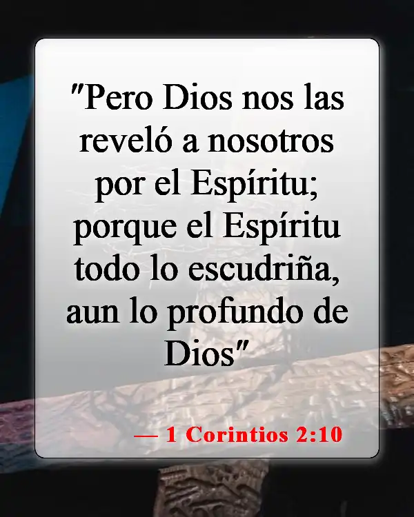 Versículos bíblicos sobre Dios en el Nuevo Testamento (1 Corintios 2:10)