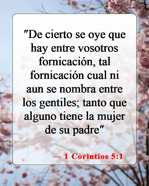 Versículos bíblicos sobre el adulterio en la iglesia (1 Corintios 5:1)