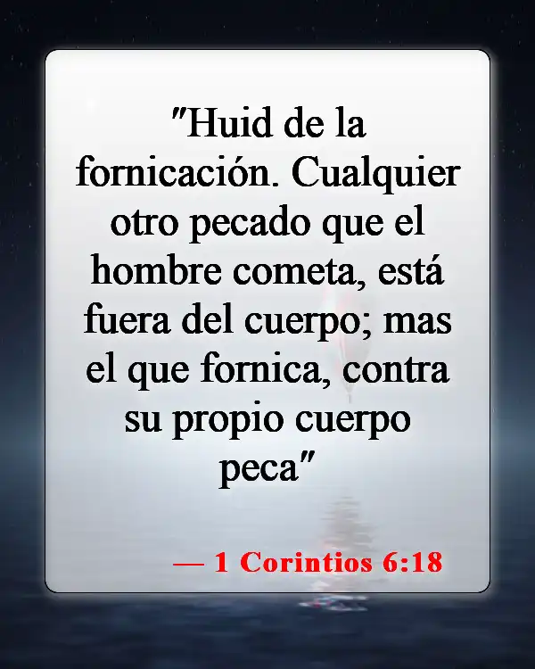 Versículos de la Biblia sobre el adulterio (1 Corintios 6:18)