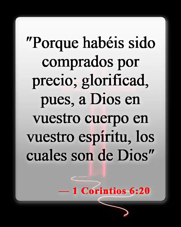Versículos bíblicos sobre el hombre (1 Corintios 6:20)