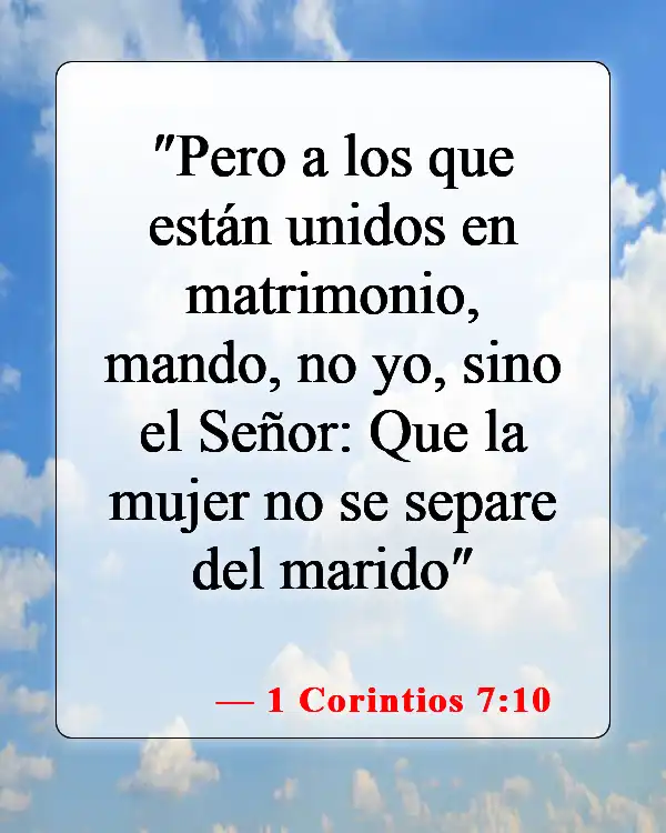 Versículos de la Biblia sobre el adulterio (1 Corintios 7:10)