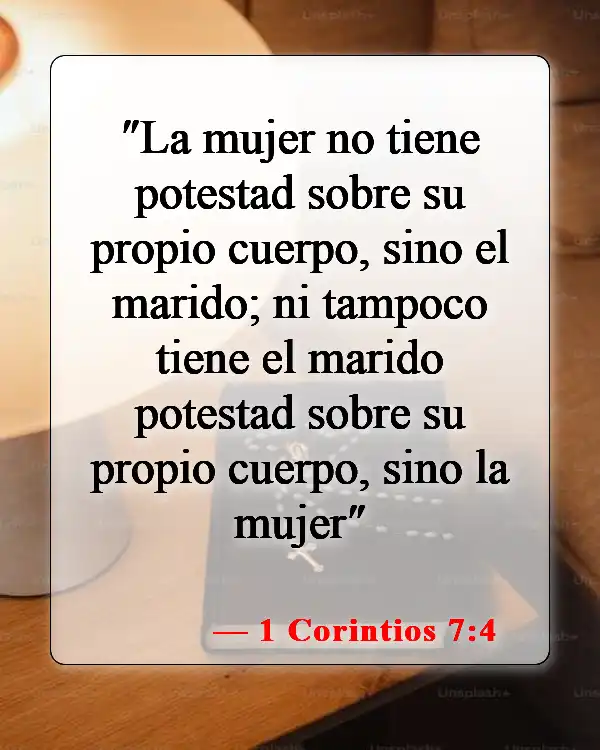 Versículos de la Biblia sobre el adulterio (1 Corintios 7:4)