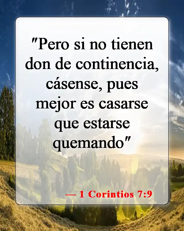 Versículos de la Biblia sobre el adulterio (1 Corintios 7:9)