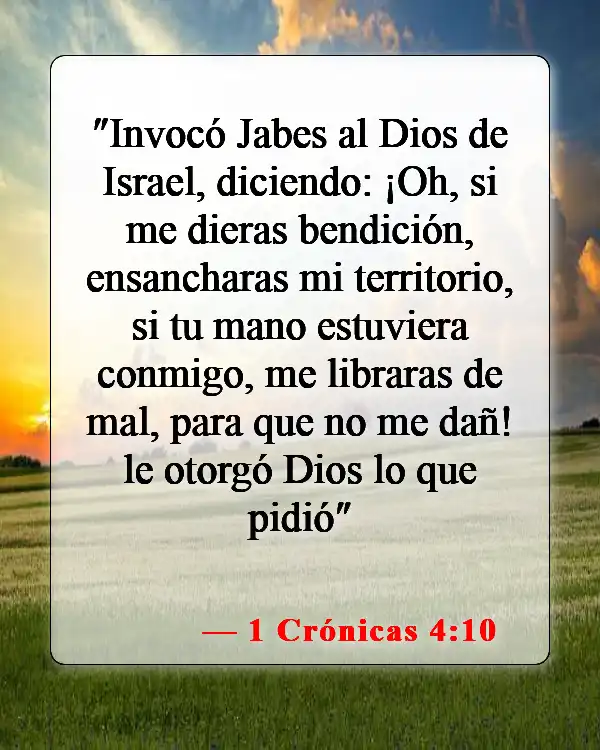 Versículos bíblicos sobre la mano de Dios (1 Crónicas 4:10)