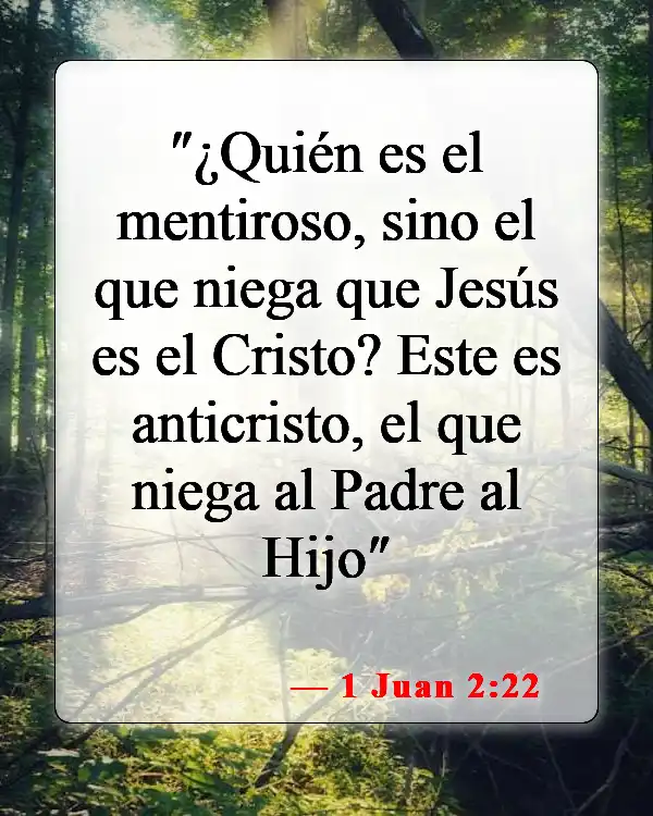 Versículos de la Biblia sobre falsos cristianos (1 Juan 2:22)