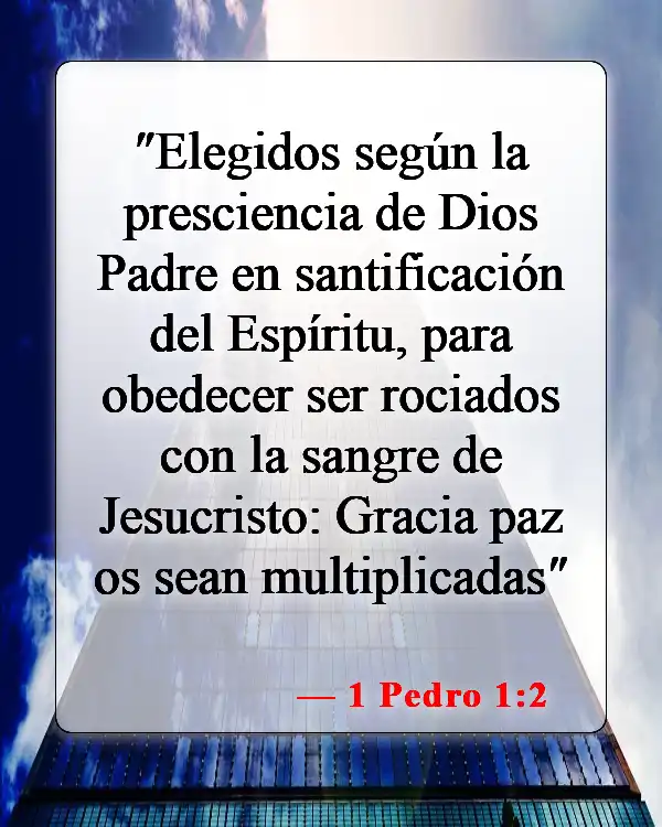 Versículos de la Biblia sobre la gracia de Dios (1 Pedro 1:2)