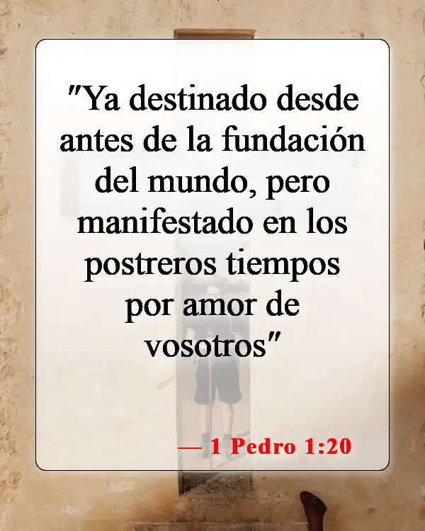 Versículos bíblicos sobre Jesús como imagen de Dios (1 Pedro 1:20)