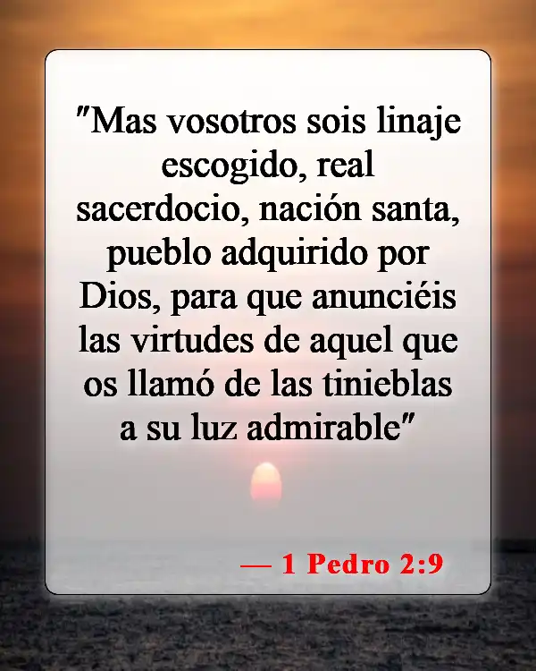 Versículos bíblicos sobre el hombre (1 Pedro 2:9)