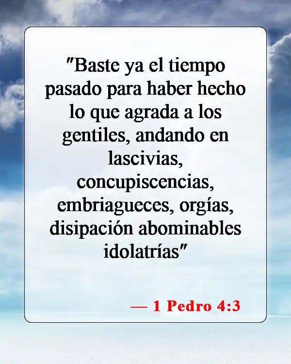 Versículos bíblicos sobre malas influencias (1 Pedro 4:3)