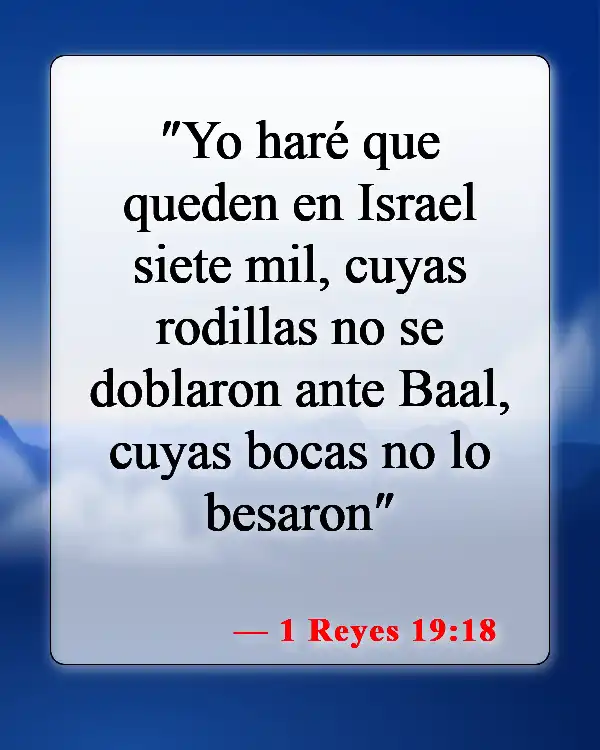 Versículos bíblicos sobre Baal (1 Reyes 19:18)