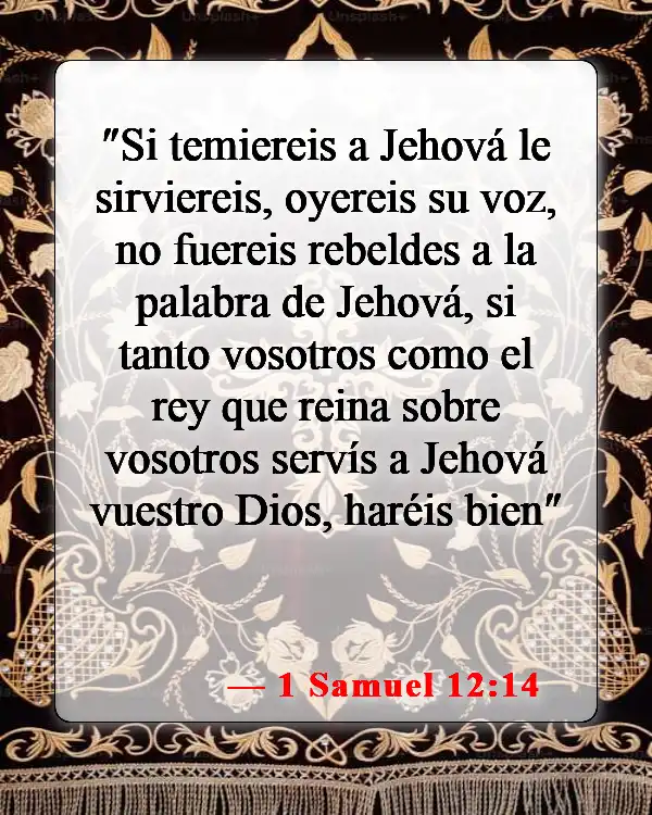 Versículos bíblicos sobre seguir a Dios (1 Samuel 12:14)