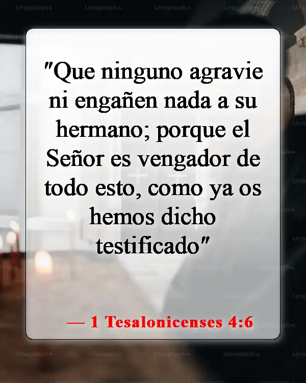 Versículos de la Biblia sobre el adulterio (1 Tesalonicenses 4:6)