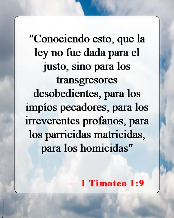 Versículos de la Biblia sobre el llamado de Dios (1 Timoteo 1:9)