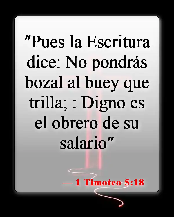 Versículos de la Biblia sobre la crueldad hacia los animales (1 Timoteo 5:18)