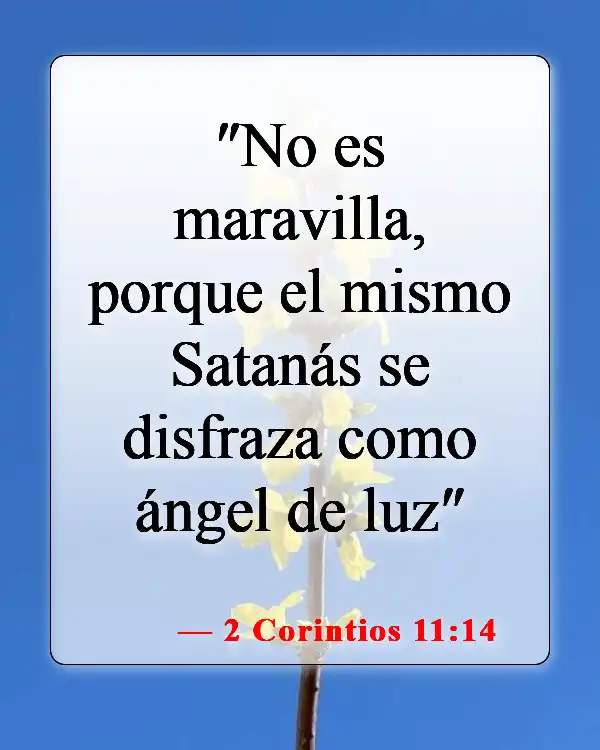 Versículos de la Biblia sobre falsos cristianos (2 Corintios 11:14)