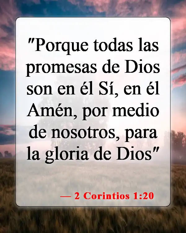 Versículos de la Biblia sobre Reconocer a Dios (2 Corintios 1:20)
