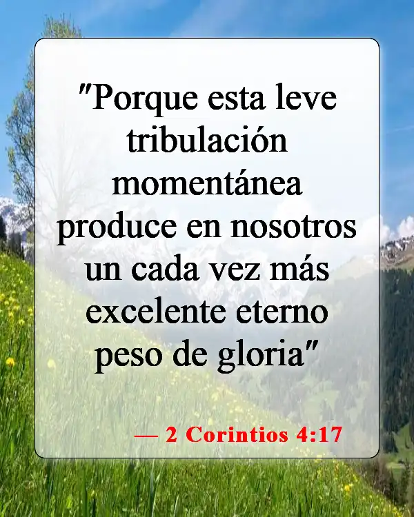 Versículos de la Biblia sobre la mala suerte (2 Corintios 4:17)