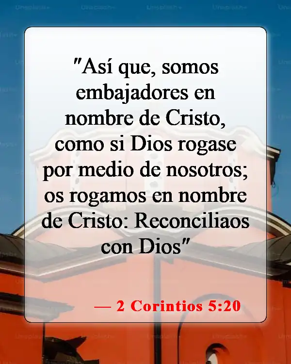 Versículos de la Biblia sobre el llamado de Dios (2 Corintios 5:20)