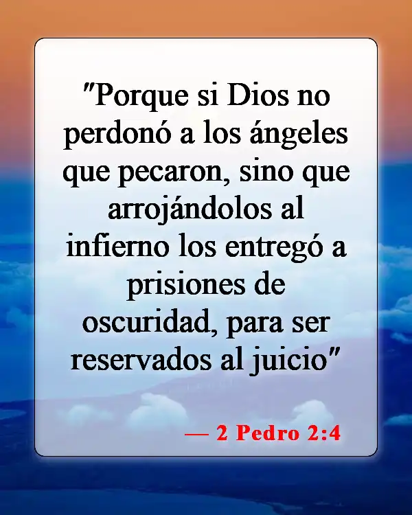 Versículos bíblicos sobre demonios (2 Pedro 2:4)