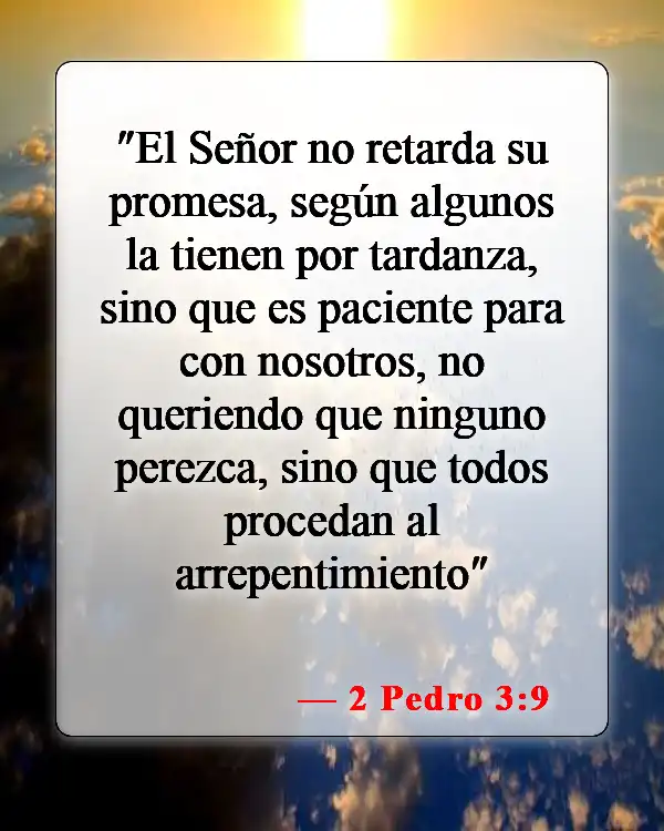 Versículos de la Biblia sobre cómo ser salvo (2 Pedro 3:9)