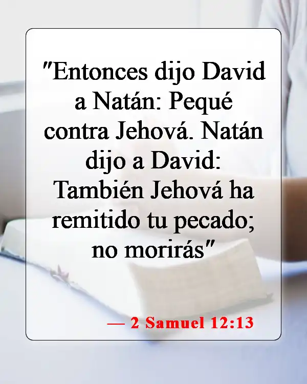 Versículos de la Biblia sobre el adulterio (2 Samuel 12:13)