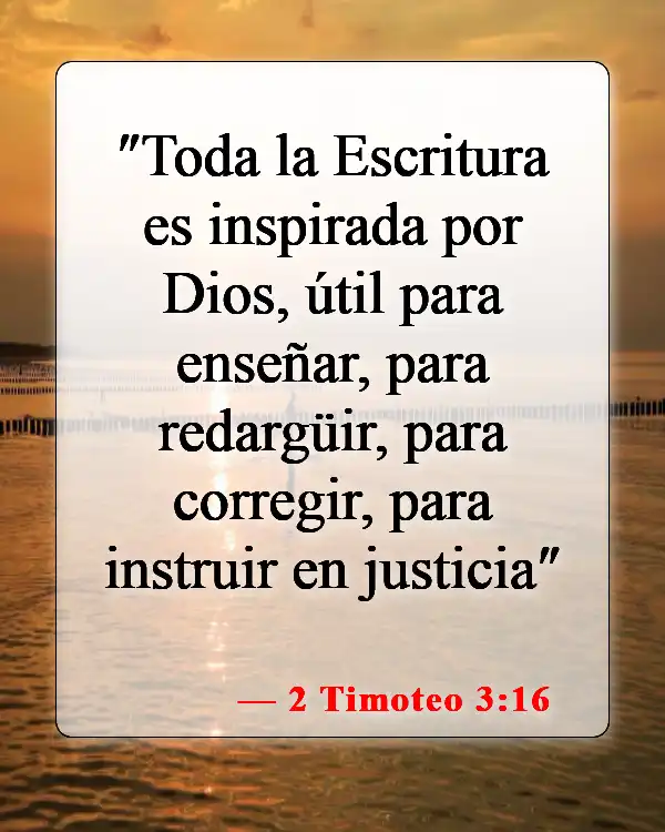 Versículos bíblicos sobre asistir a la iglesia (2 Timoteo 3:16)