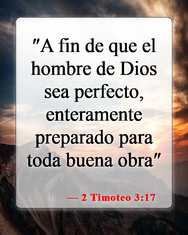 Versículos bíblicos sobre el hombre (2 Timoteo 3:17)