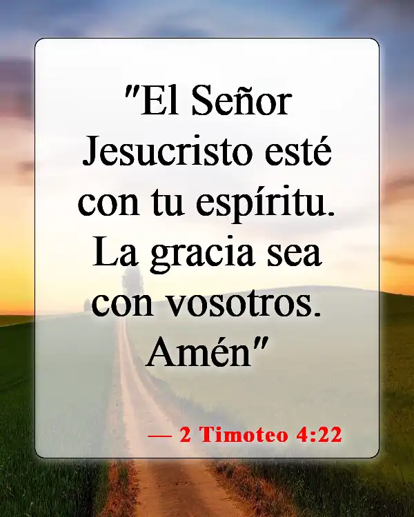 Versículos de la Biblia sobre la gracia del Señor Jesucristo (2 Timoteo 4:22)