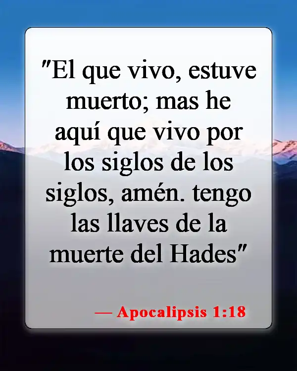 Versículos bíblicos sobre la exaltación de Cristo (Apocalipsis 1:18)