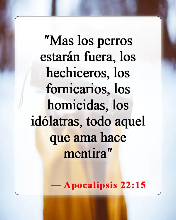 Versículos de la Biblia sobre la caza de fantasmas (Apocalipsis 22:15)