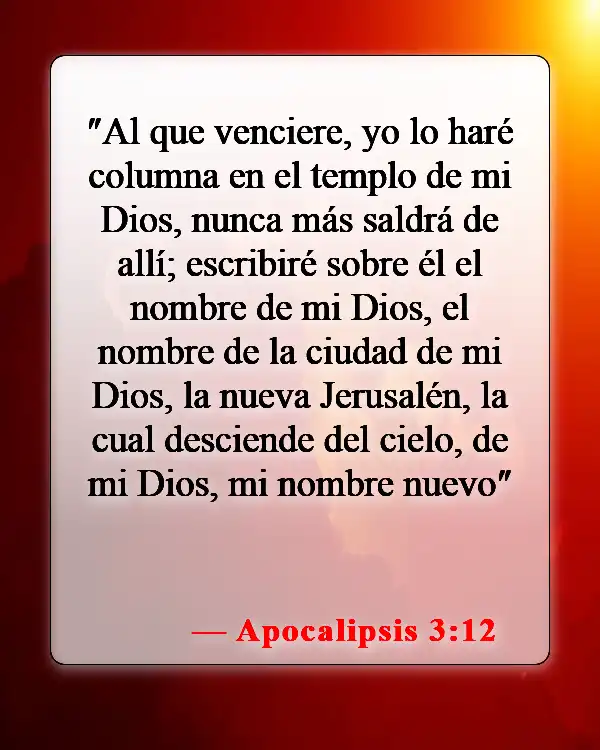 Versículos bíblicos sobre la nueva creación (Apocalipsis 3:12)