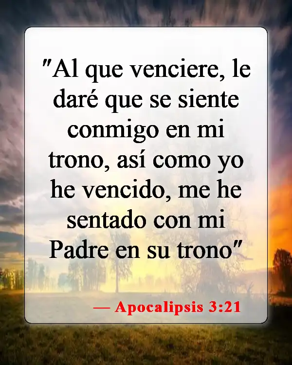Versículos bíblicos sobre la exaltación de Cristo (Apocalipsis 3:21)
