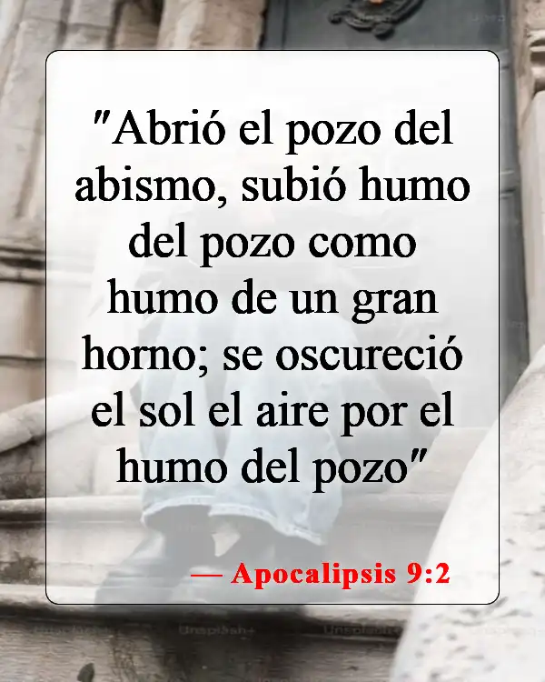 Versículos de la Biblia sobre las puertas del infierno (Apocalipsis 9:2)