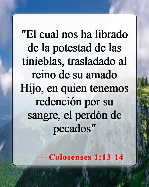 Versículos de la Biblia sobre cómo ser salvo (Colosenses 1:13-14)