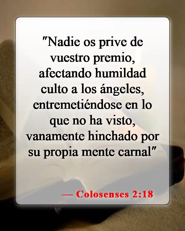 Versículos de la Biblia sobre fantasmas (Colosenses 2:18)