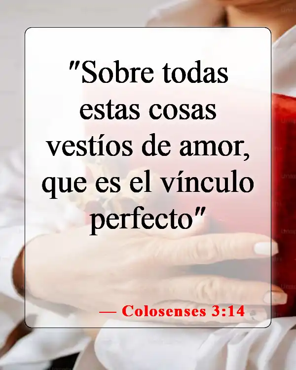 Versículos de la Biblia sobre juzgar a otros cristianos (Colosenses 3:14)