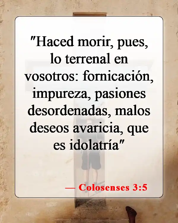 Versículos de la Biblia sobre el adulterio (Colosenses 3:5)
