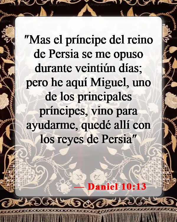 Versículos de la Biblia sobre ángeles (Daniel 10:13)