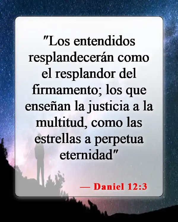 Versículos de la Biblia sobre los cuerpos glorificados (Daniel 12:3)