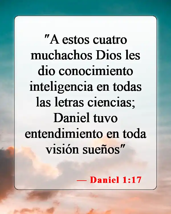 Versículos de la Biblia sobre los talentos dados por Dios (Daniel 1:17)