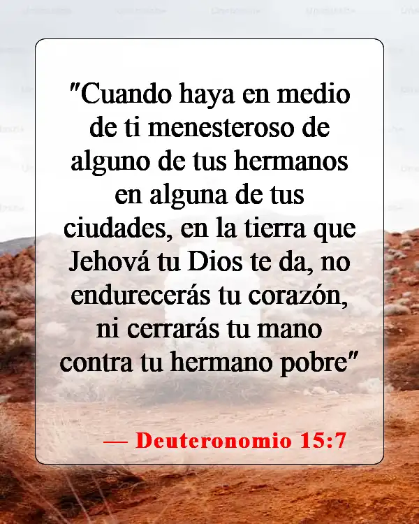 Versículos bíblicos sobre corazones endurecidos (Deuteronomio 15:7)
