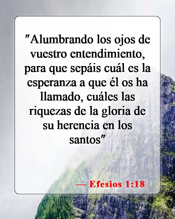 Versículos de la Biblia sobre el llamado de Dios (Efesios 1:18)