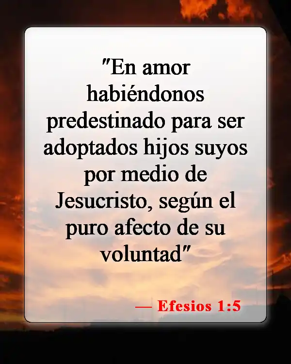 Versículos de la Biblia sobre los hijos de Dios (Efesios 1:5)